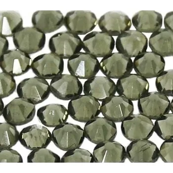 Nailee Broušené kamínky a la Swarovski SS3 jet hematite - 50 ks