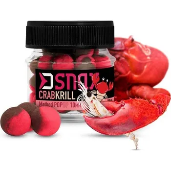 Boilies Plovoucí Boilies Delphin D SNAX POP Krab-Krill 8mm