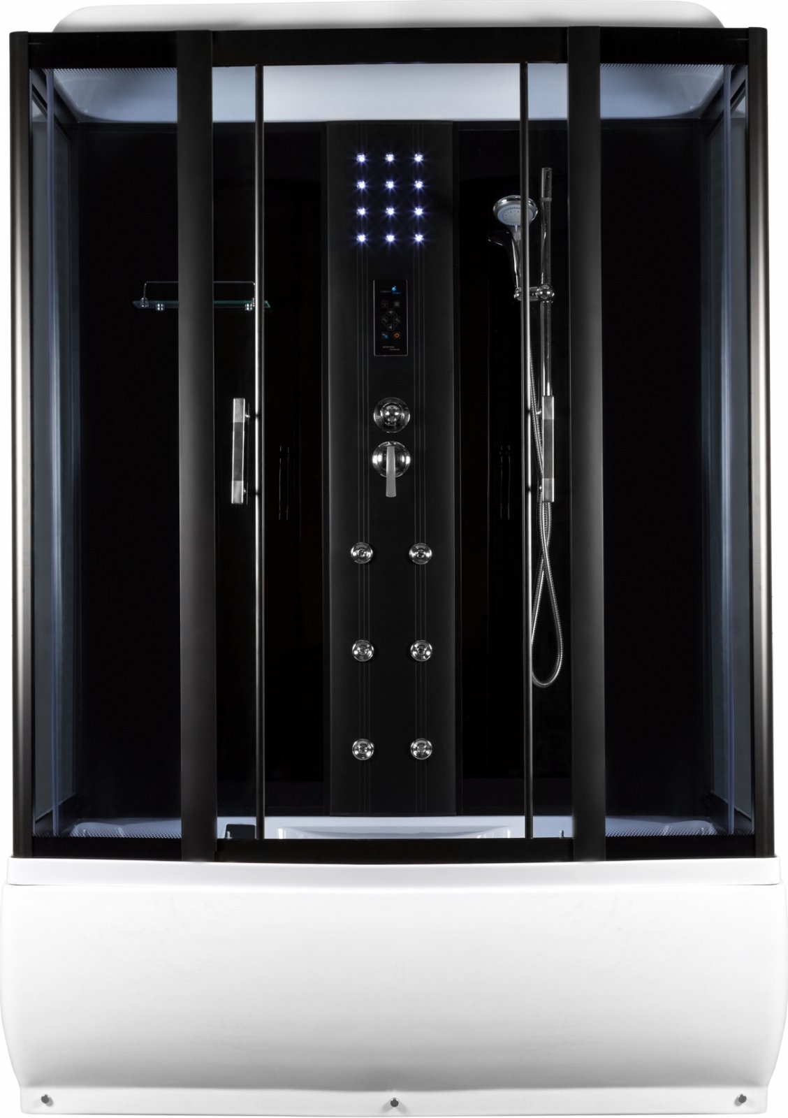 Masážní sprchový box s vanou – Xelo Mocca Duo Rozměr koutu: 150x90cm