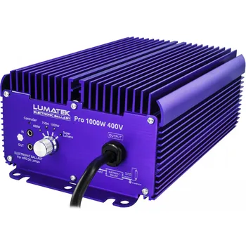Předřadník Lumatek PRO 1000W digitální předřadník Controllable (400V) (Lumatek Pro 1000W 400V elektronický předřadník kompatibilní s 400V HPS výbojkou pro pěstování rostlin. Plynulá regulace bez kolísání. Verze s možností připojení vzdáleného kontroleru.)