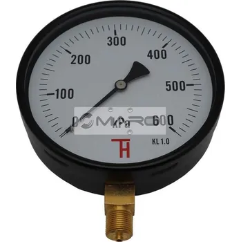 Thermis Manometr standardní 313 spodní ø160 mm, M20x1,5, 0-600 kPa, 313600kPa