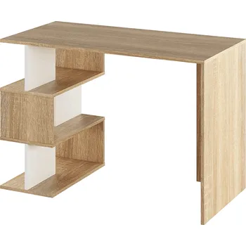 Psací stůl PC stůl, dub sonoma / bílá, Abes