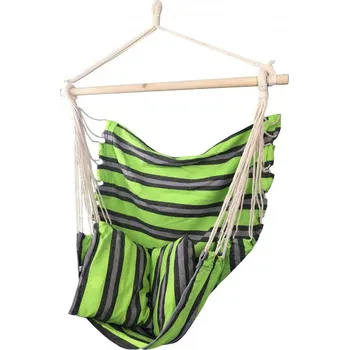 Houpací síť Sedco Závěsné houpací křeslo Swing, Zelené, 100 kg