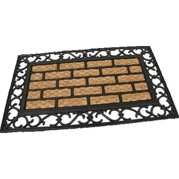 Rohožka Kokosová čistící venkovní rohož FLOMA Bricks - Deco - 45x75x0,9cm 89897013