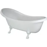 Besco Otylia volně stojící vana, bílé nohy Délka vany: 160cm