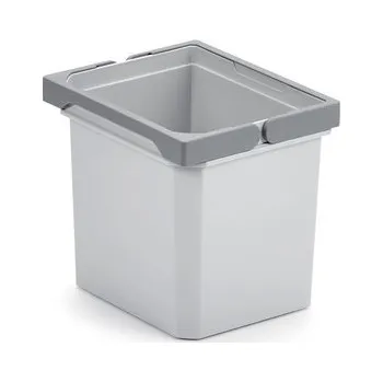 Odpadkový koš Cox® systémová nádoba, světle šedá, 6 litrů