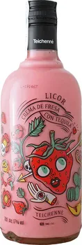 Likér Teichenné Crema de Fresa con Tequila 17 % 0,7 l 