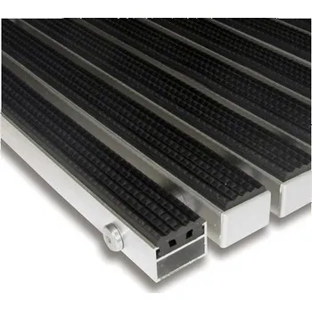 Rohožka Gumová hliníková čistící venkovní rohož Alu Standard - 100x100x2,2cm 80000713