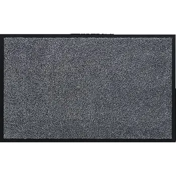 Rohožka Šedá vnitřní čistící pratelná rohož FLOMA Watergate - D 50cm a Š 80cm 81715661
