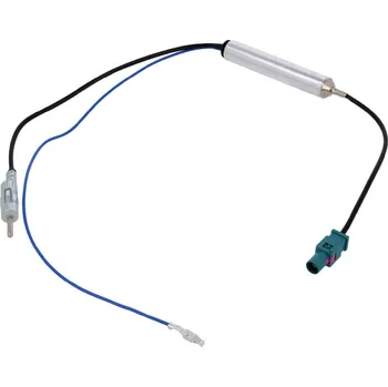 Autoanténa Anténní napáječ phantom VW/Audi/Seat/Škoda/Citroen Fakra -> DIN