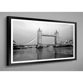 Obraz Nabytekmorava OBRAZ v rámu 80x40 ARCHITEKTURA černobílé RÁMEČEK BW: 2013