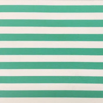 Úplet 21941, mintovo-bílé pruhy, š.155