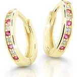 Cutie Jewellery Zlaté dětské náušnice C3342Z-Tcf Red