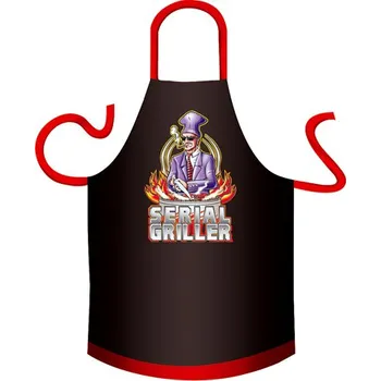 Kuchyňská zástěra Bavlněná zástěra Serial Griller
