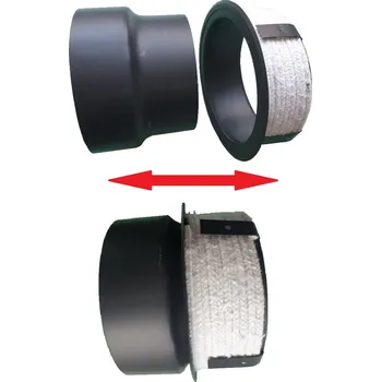 Kouřovod Darco Redukce dvoudílná 200/180 s těsnící šňůrou a růžicí