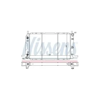 Motor automobilu Chladič motoru NISSENS 62229