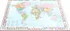 Stolní podložka Linarts Mapa světa stolní podložka