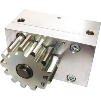 Pohon brány brzda pro posuvné brány instalované do svahu - nerezový pastorek