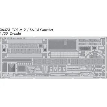 Plastikový model Eduard 1/35 TOR M-2 / SA-15 Gauntlet (ZVEZDA)