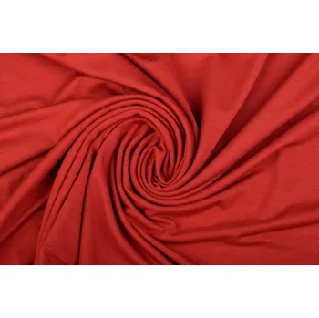 Viskózový úplet v tmavé cihlové barvě 02194/056