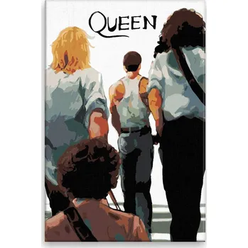 Dětské zboží Malování podle čísel - Queen - 40x60 cm, bez dřevěného rámu - CZ výroba