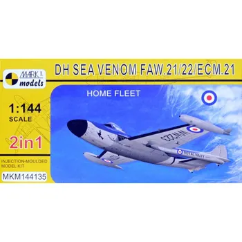 Plastikový model 1/144 DH Sea Venom FAW.21/22/ECM.21 (2-in-1)