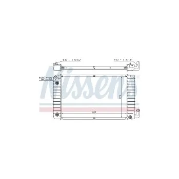 Motor automobilu Chladič motoru NISSENS 69121A
