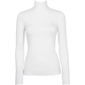 Dámské tričko Glara Bavlněný krajkový rolák s dlouhým rukávem 696375