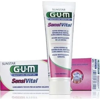 zubní pasta Gum SensiVital gelová zubní pasta 75ml