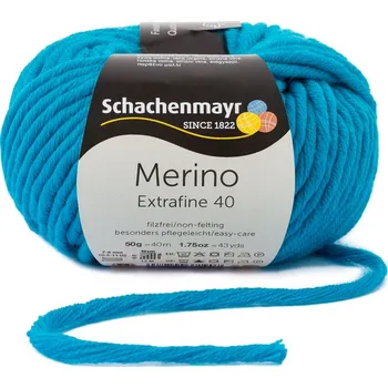 Příze Schachenmayr Merino extrafine 40 Jasně modrá 368 (Příze Merino extrafine 40 Capri 368)