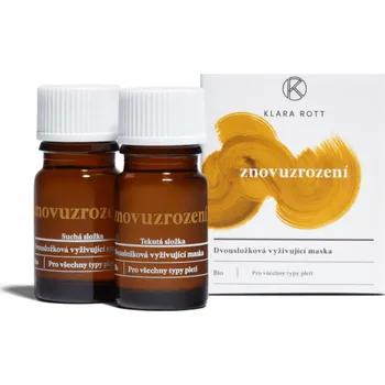 Klara Rott Malé balení Znovuzrození - dvousložková vyživující maska Dvousložková vyživující maska