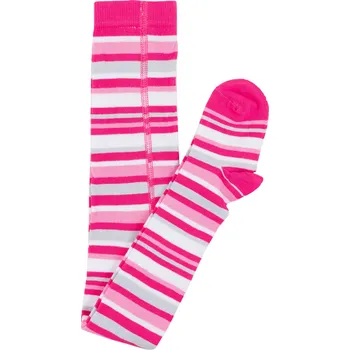 růžovo-bílé bambusové punčošky Amálka
