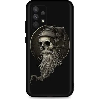 Pouzdro na mobilní telefon Kryt Samsung A32 silikon Music Skeleton (obal neboli pouzdro na Samsung A32)