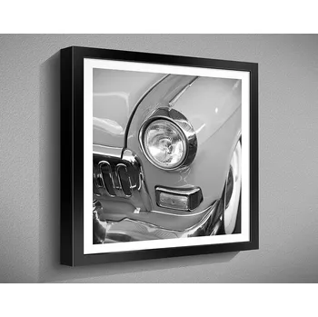 Obraz Nabytekmorava OBRAZ v rámu 40x40 technika černobílé RÁMEČEK BW: 1018