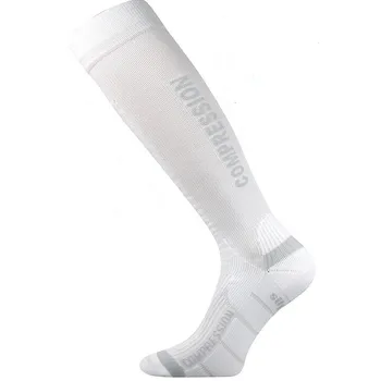 Pánské ponožky VoXX Signal kompresní podkolenky bílé