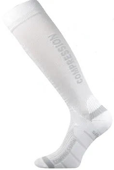 Pánské ponožky VoXX Signal kompresní podkolenky bílé