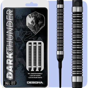 Šipka Šipky Thunder V2 Darts - Soft Tip Tungsten / Designa Váha: 22 g