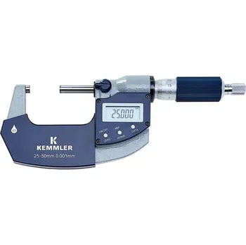 Digitální mikrometr 0-25 s datovým výstupem, IP 65