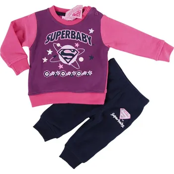 Super Baby růžová tepláková souprava Velikost: 74