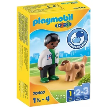 Stavebnice Playmobil Playmobil 70407 Veterinář s pejskem