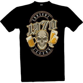 Tričko s potiskem Zrození legend - 1970 pánské