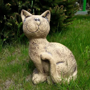 Zahradní dekorace Makra Kočka střední 32cm