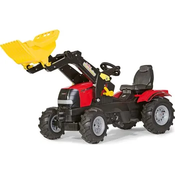 Dětské šlapadlo Rolly Toys - šlapací traktor s čelním nakladačem Case Puma CVX 225 vzduchové pneumatiky