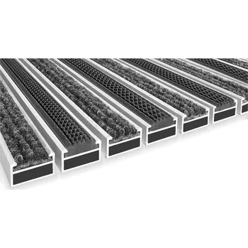 Rohožka ACARA RG rohož s textilní a gumovou vložkou hnědá, 12 mm, 9,5 mm