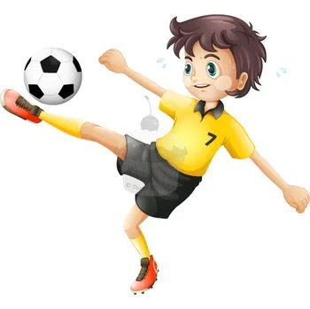 Jedlá dekorace na dort Caketools Jedlý papír "Mladý fotbalista 3" - A4