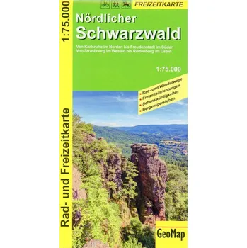 Nördlicher Schwarzwald 1:75 000 Wanderkarte