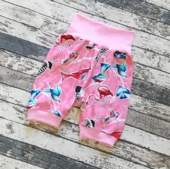 Dívčí kraťasy Yháček Kraťásky/tříčtvrťáky Yháček, Ptactvo na růžové Velikost: 122