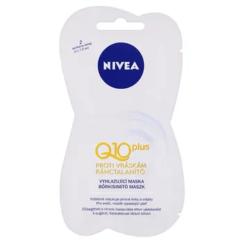 Pleťová maska Nivea Visage Q10 Plus vyhlazující maska proti vráskám 15 ml