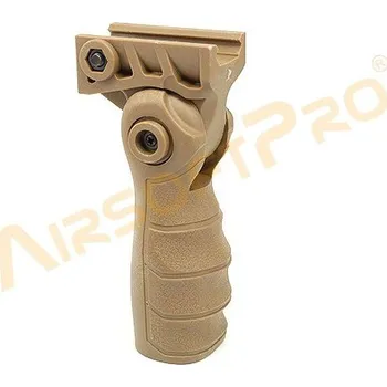 A.C.M. Sklopná taktická rukojeť na RIS lištu - TAN