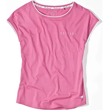 Dámské tričko MUSTANG Dámské růžové tričko s krátkým rukávem Claire S 6168_2100_720